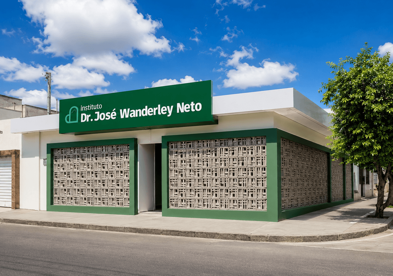 Fachada do Instituto Dr. José Wanderley Neto
